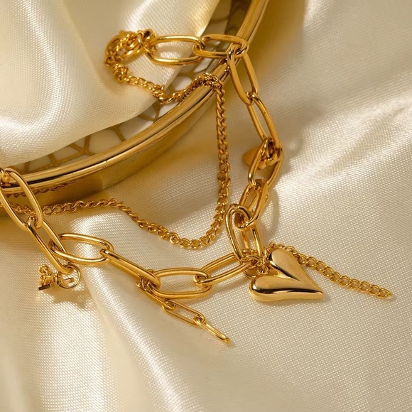 18K Gold Plated Bracelet - Gold Jewelry - Picture 2 of 7